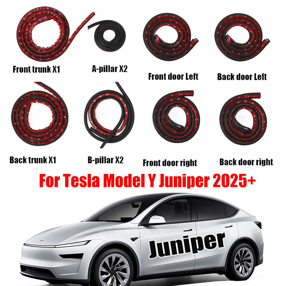 Weathering Model Kit - Kit Kedap Suara Pintu untuk Tesla