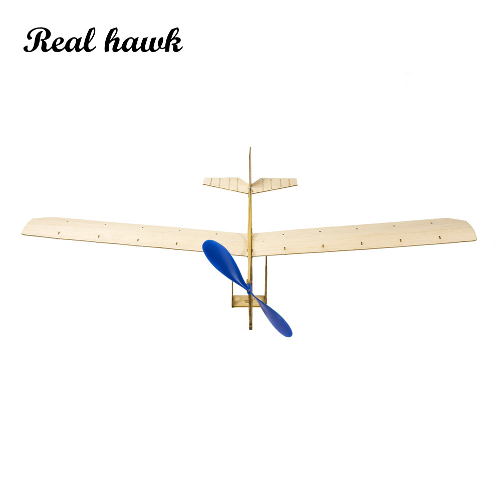 Model Kit Vintage - Kit Pesawat Terbang Bertenaga Karet STEM,