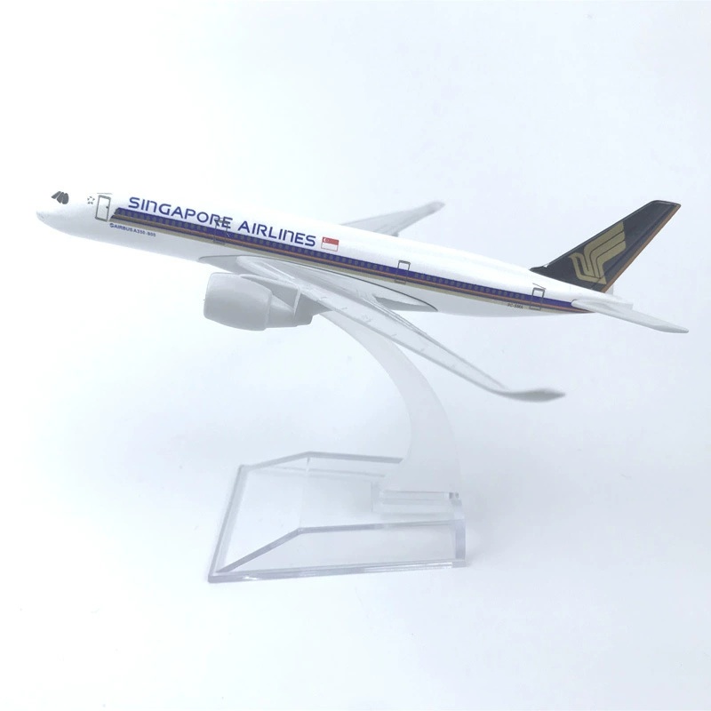 Model Kit Singapore - Replika Model Pesawat 16cm A350 Singapore