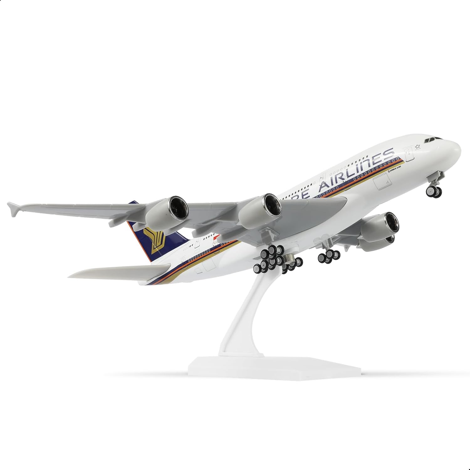 Model Kit Singapore - 1/240 Model Kit Pesawat A380 Singapura