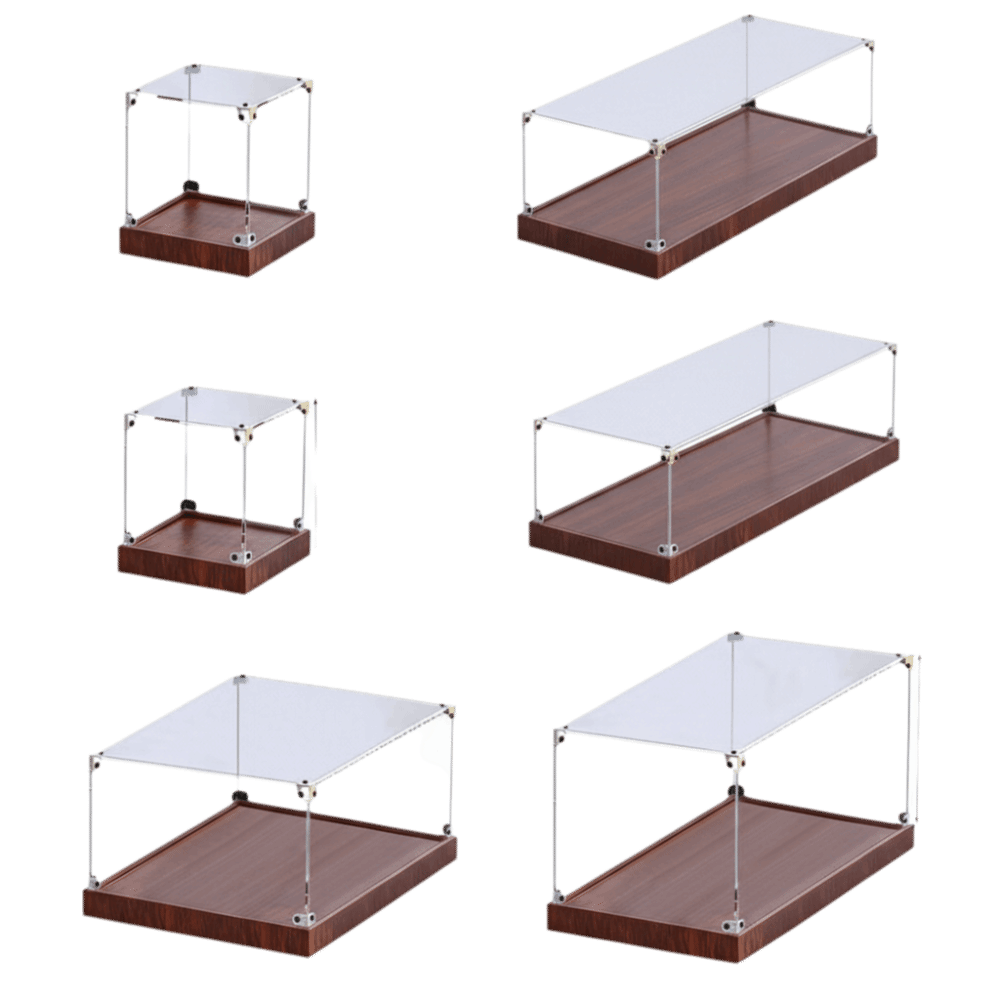 Model Kit Display Case - Kotak Display Akrilik Transparan Tanpa Lem,