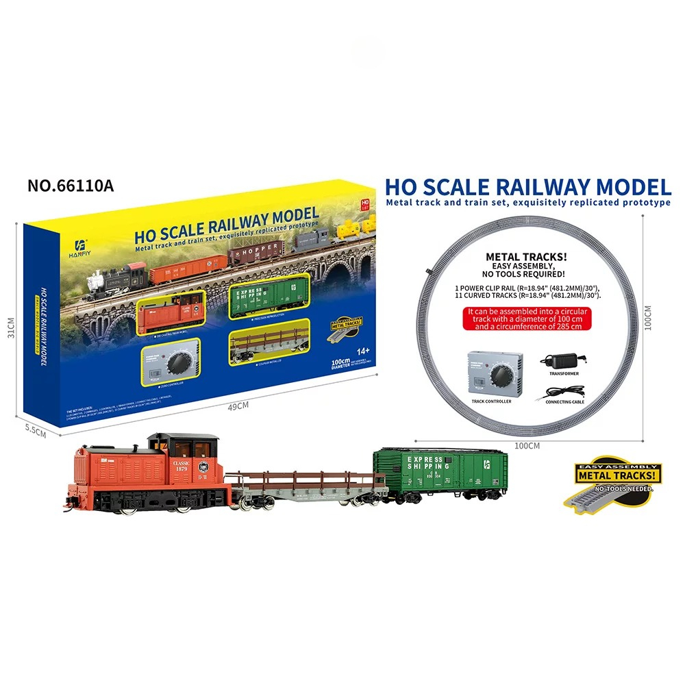 Model Kit Vintage - Model Kereta Api Logam Skala HO