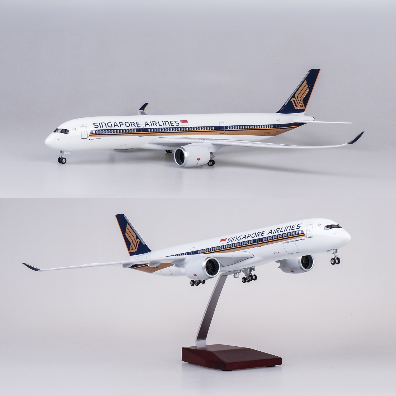 Model Kit Singapore - Pesawat Mainan Skala Besar 47cm Singapore