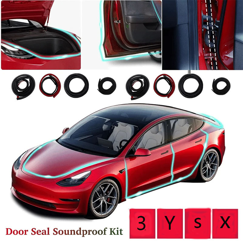 Weathering Model Kit - Kit Peredam Suara Pintu untuk Tesla