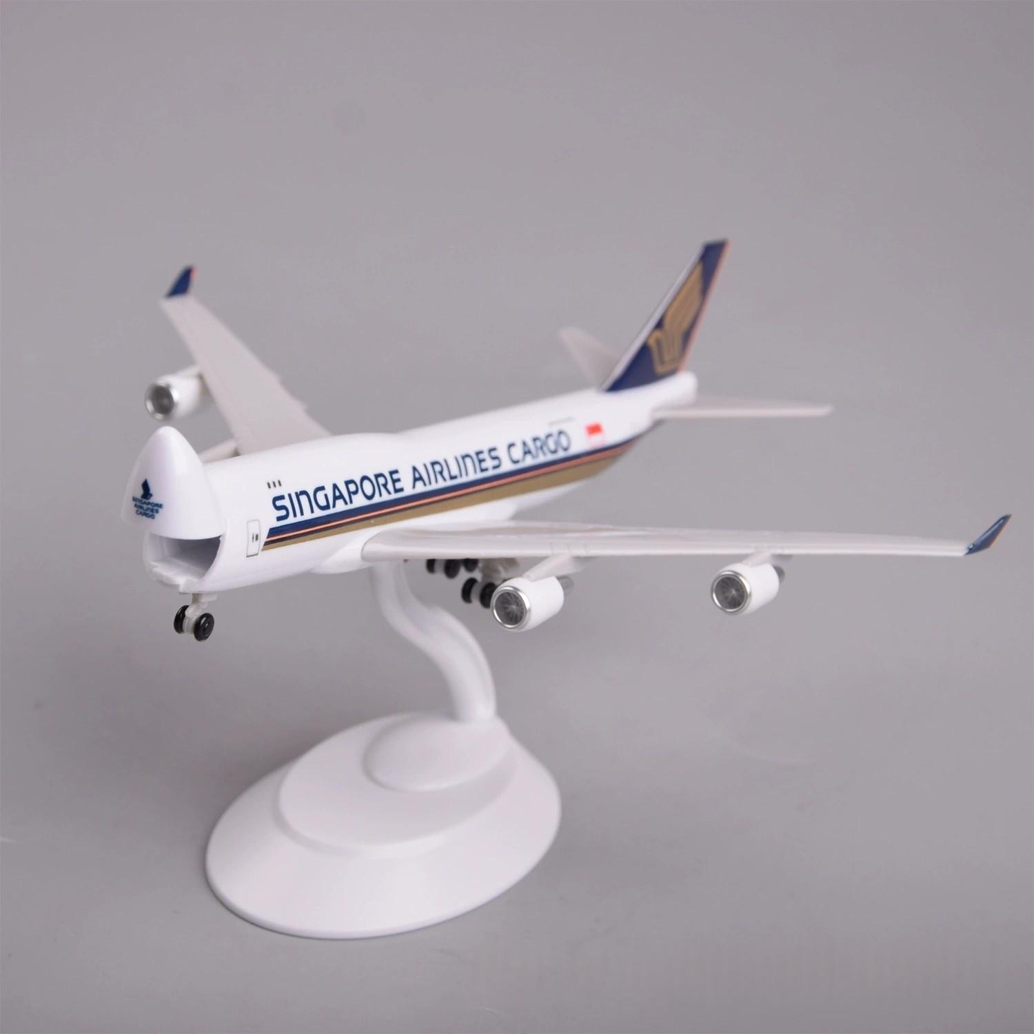 Model Kit Singapore - Model Pesawat Plastik 20cm B747-400 Singapore