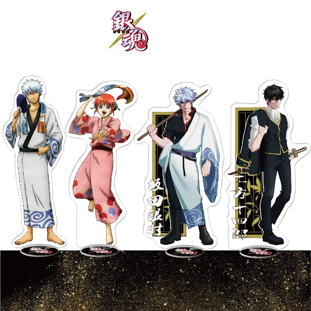 Model Kit Hg - Anime Gintama Akrilik Berdiri Yorozuya Gintoki