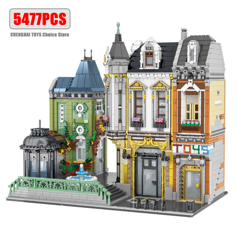 Lego Set City - 5477 buah set tampilan jalan dorong