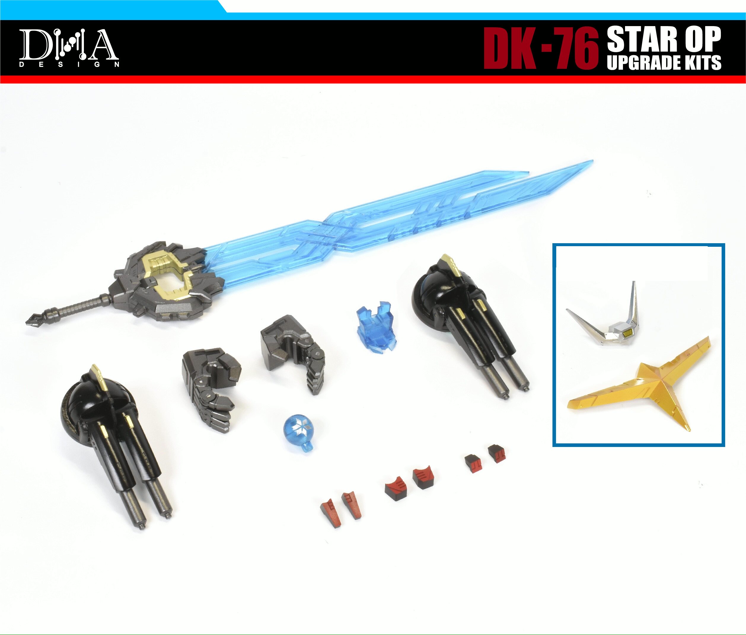 Model Kit Robot - Kit Peningkatan DNA DK-76 untuk Age