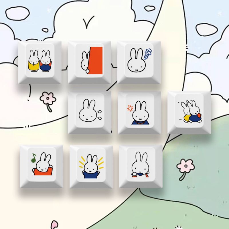 Keycap kelinci Miffy baru, kar - Model Kit Plastic ulasan dan harga
