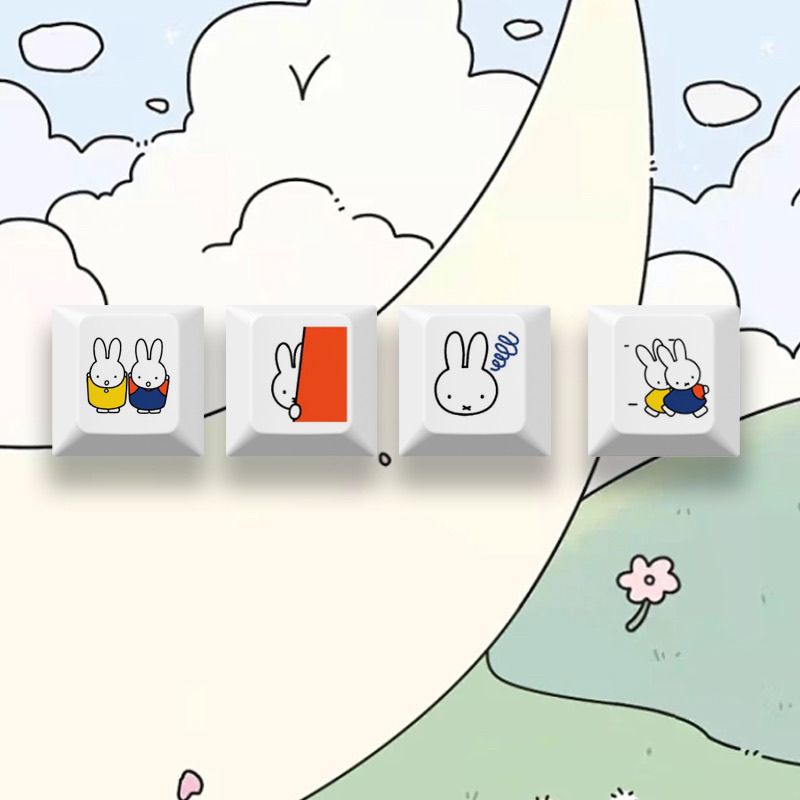 Keycap kelinci Miffy baru, kar - Model Kit Plastic ulasan dan harga