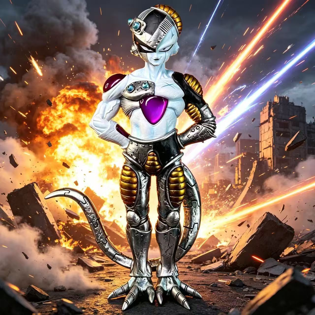 21cm/8.27 inci Figur Anime Dra - Model Kit Frieza ulasan dan harga