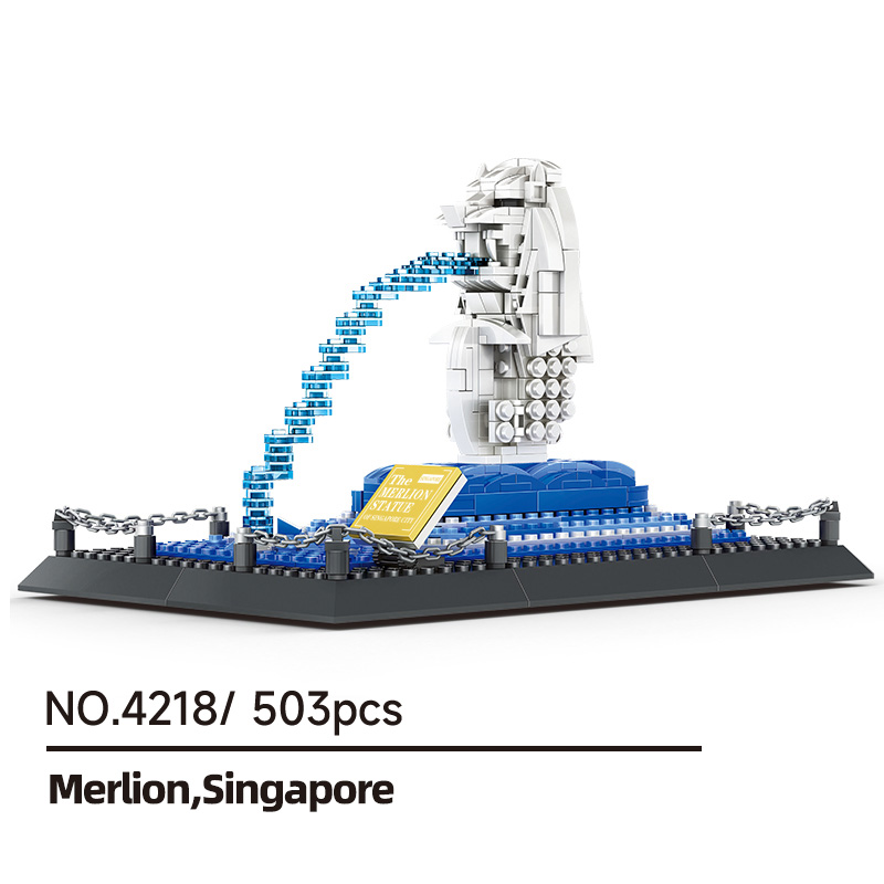 Wange Building Blocks 4218 Sin - Model Kit Singapore ulasan dan harga