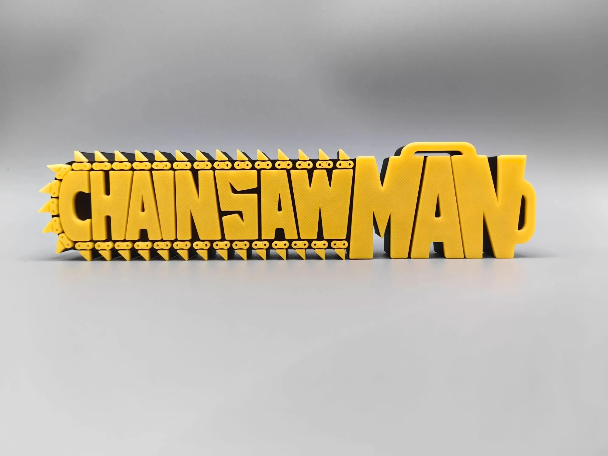 Papan Nama Boneka Model Logo 3 - Model Kit Chainsaw Man ulasan dan harga