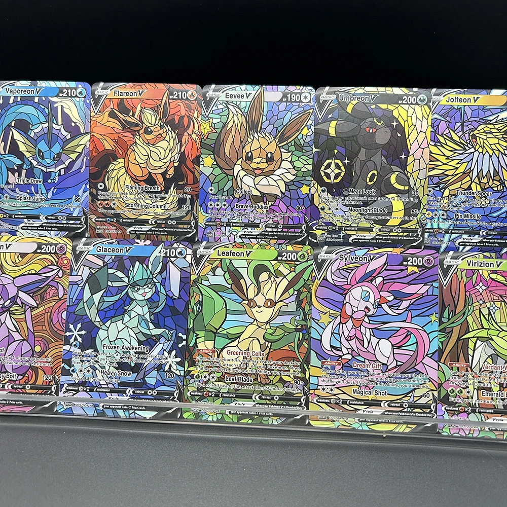 10 Buah/Set Diy PTCG Eevee Umb - Model Kit Anime ulasan dan harga