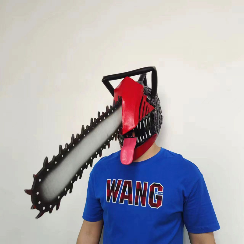Helm Cosplay Anime Chainsaw Ma - Model Kit Chainsaw Man ulasan dan harga