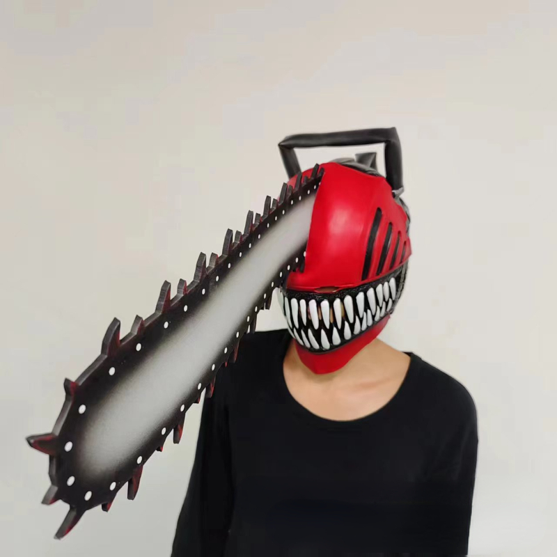 Helm Cosplay Anime Chainsaw Ma - Model Kit Chainsaw Man ulasan dan harga