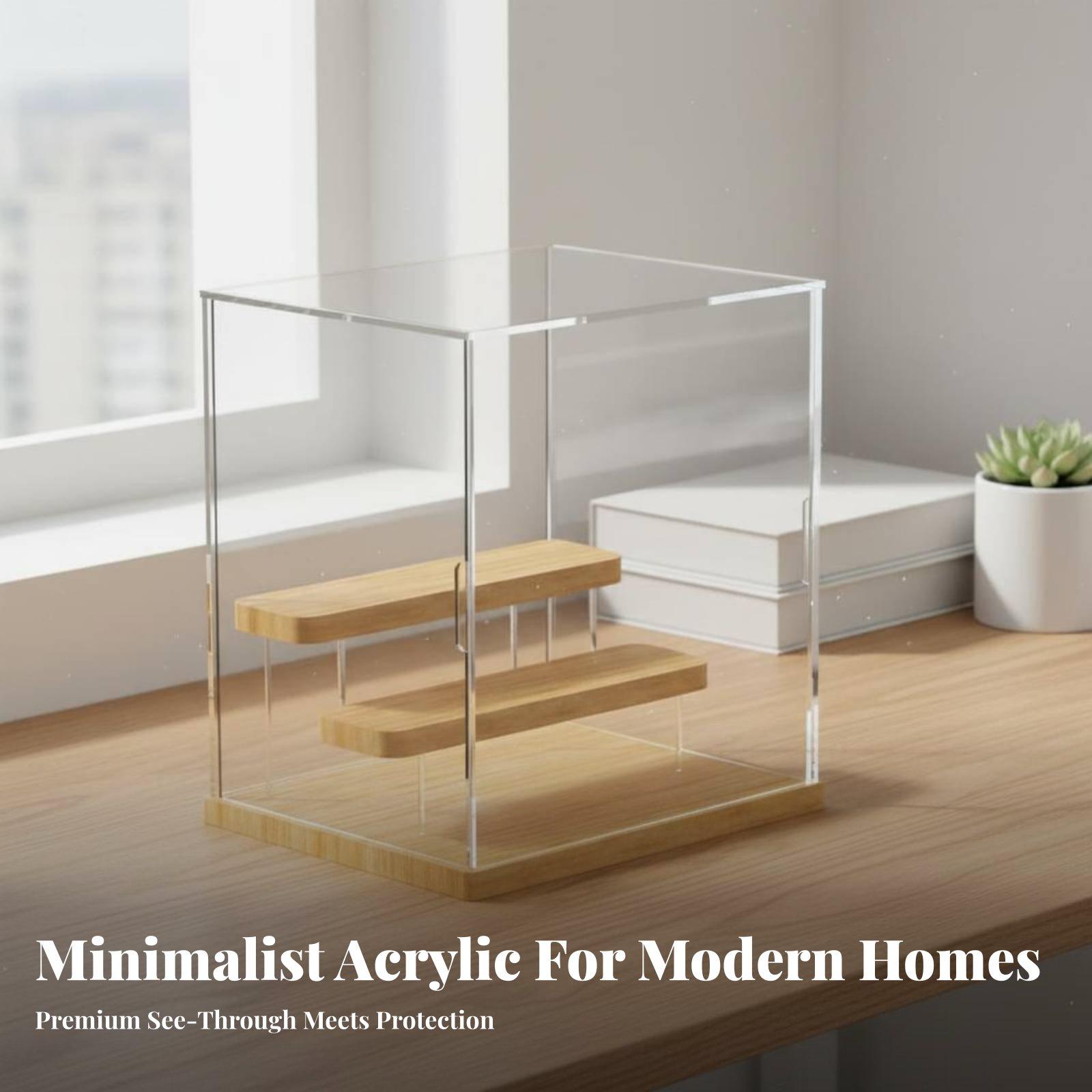 Kotak Display Akrilik Transpar - Model Kit Display Case ulasan dan harga