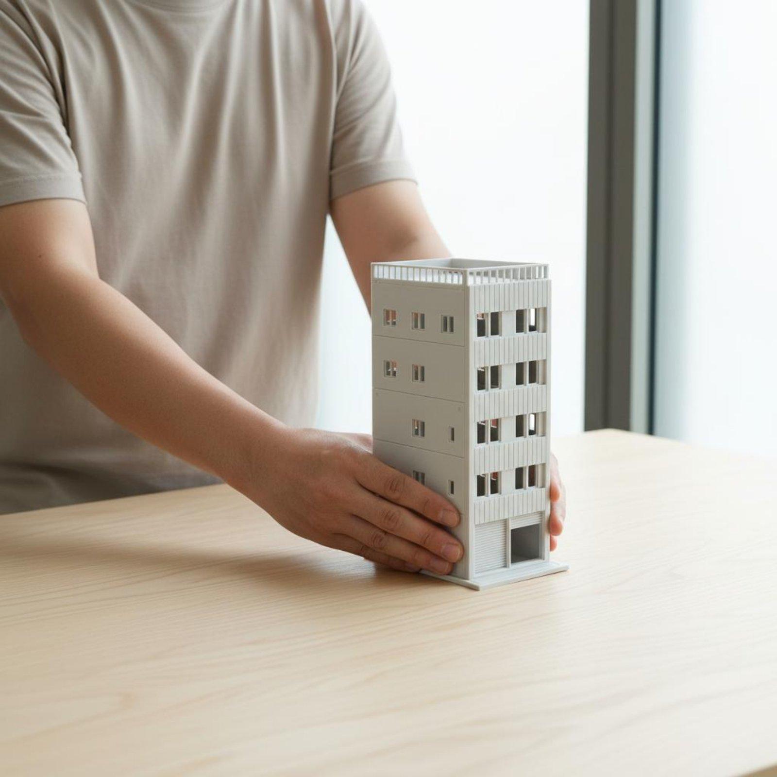 Kit Bangunan Miniatur Rumah Je - Model Kit Plastic ulasan dan harga