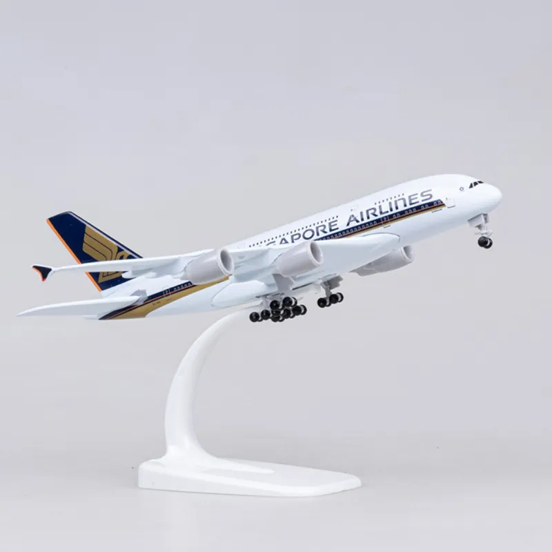 Mainan Pesawat Logam 20Cm A380 - Model Kit Singapore ulasan dan harga