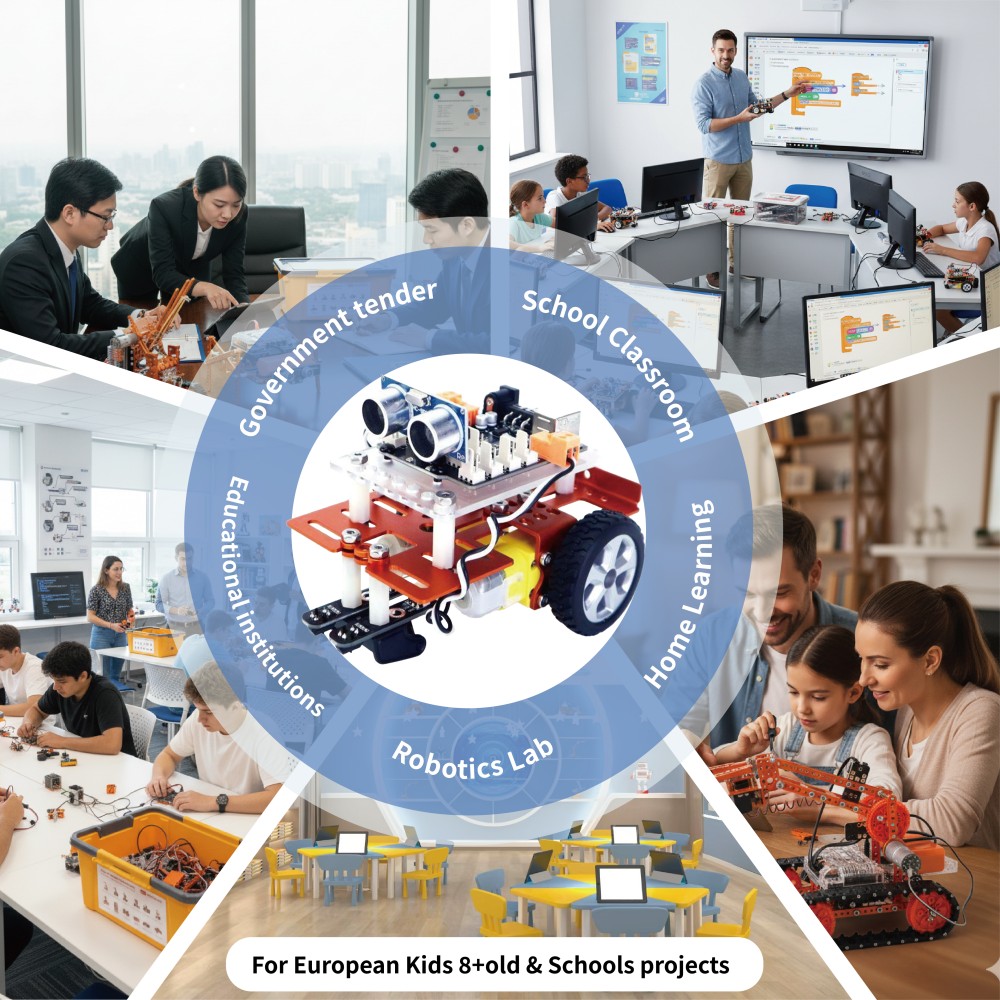 WEEEMAKE Kit Robotika Senior S - Model Kit Robot ulasan dan harga