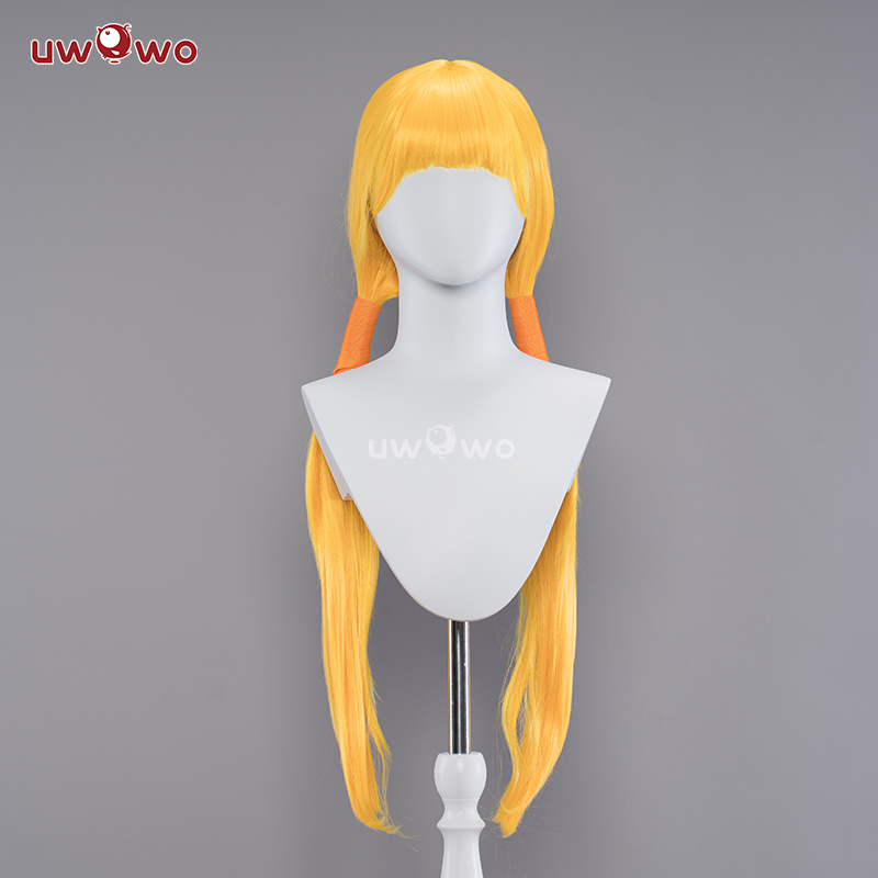 UWOWO Stella Wig Cosplay wanit - Model Kit Chainsaw Man ulasan dan harga