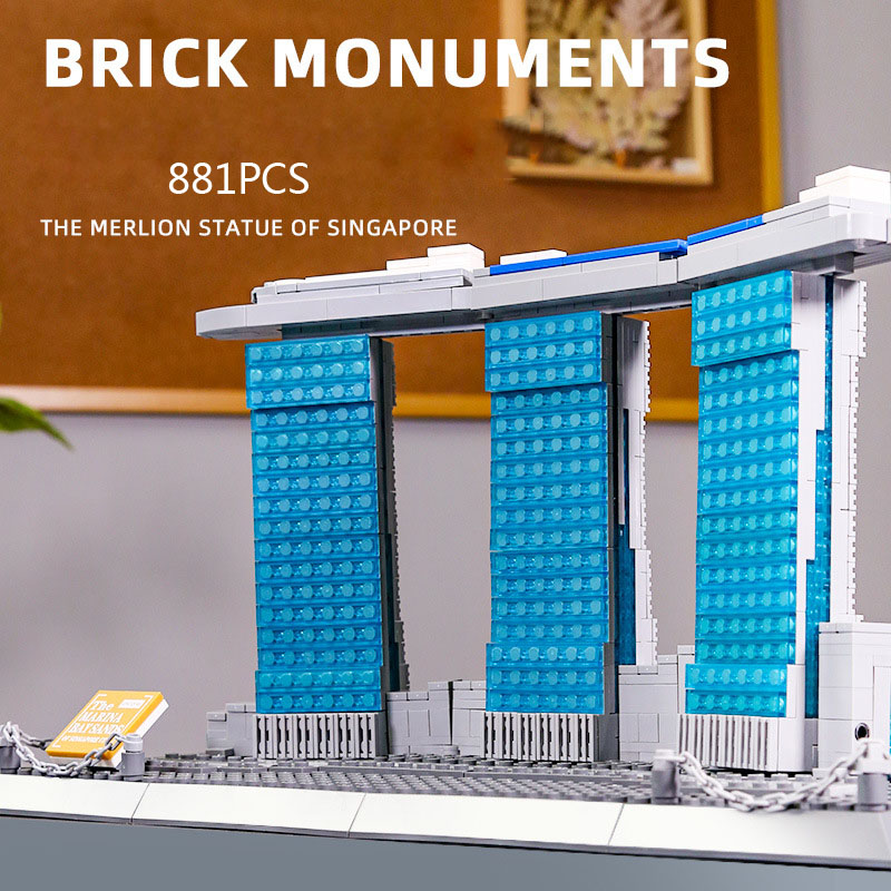 Blok Bangunan Kreatif Singapur - Model Kit Singapore ulasan dan harga