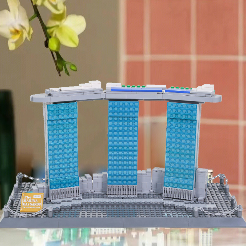 Blok Bangunan Kreatif Singapur - Model Kit Singapore ulasan dan harga