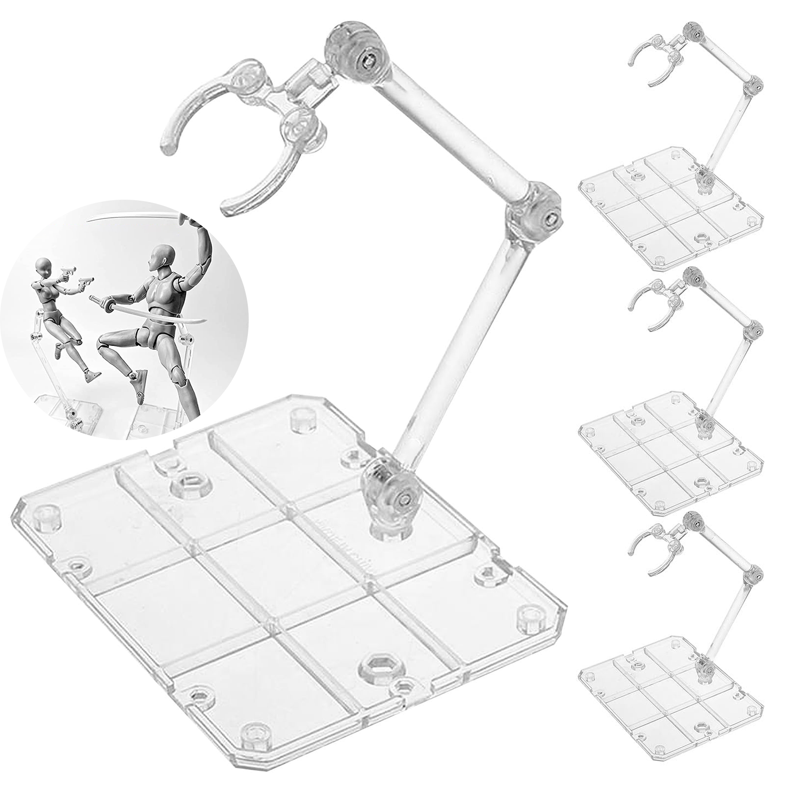 Dudukan Figur Aksi Bening, Dud - Model Kit Hg ulasan dan harga