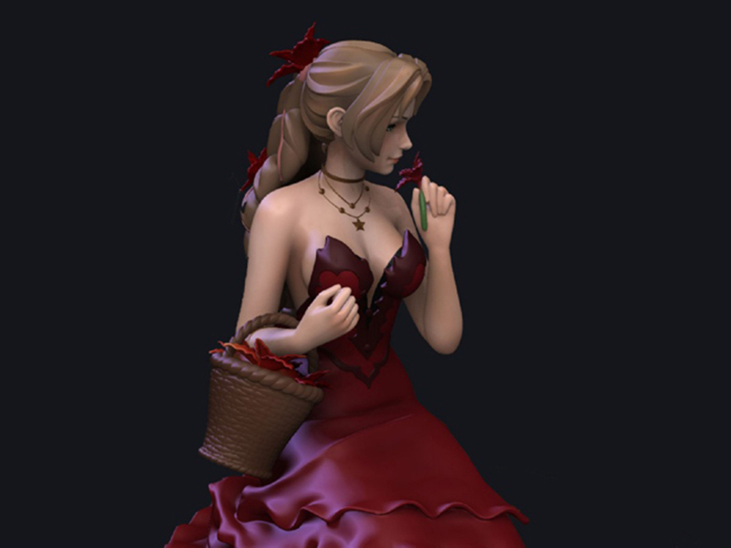 Kit tokoh Resin Aerith Gainsbo - Model Kit Oberon ulasan dan harga